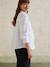 Chemise gaze de coton brodé FM grossesse et allaitement blanc 2 - vertbaudet enfant 