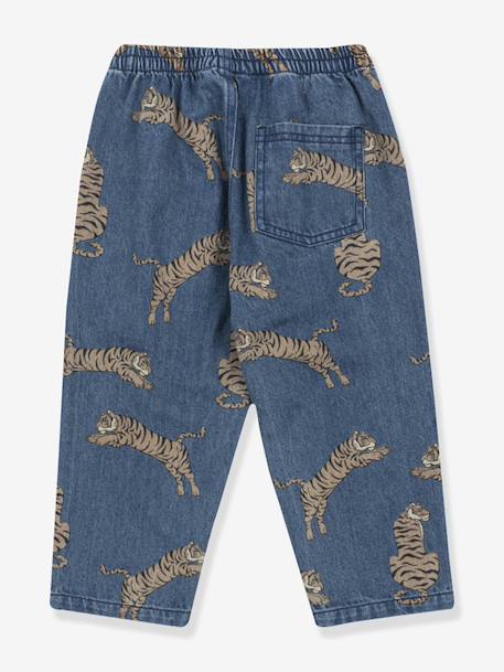 Pantalon en denim souple Magot bleu jean 2 - vertbaudet enfant 