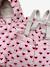 Veste coupe-vent imperméable motifs coeurs Mismou gris+rose 15 - vertbaudet enfant 