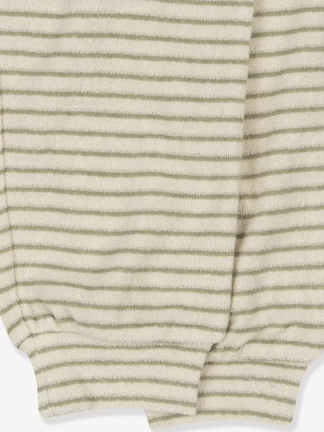 Pantalon ample en éponge beige 3 - vertbaudet enfant 