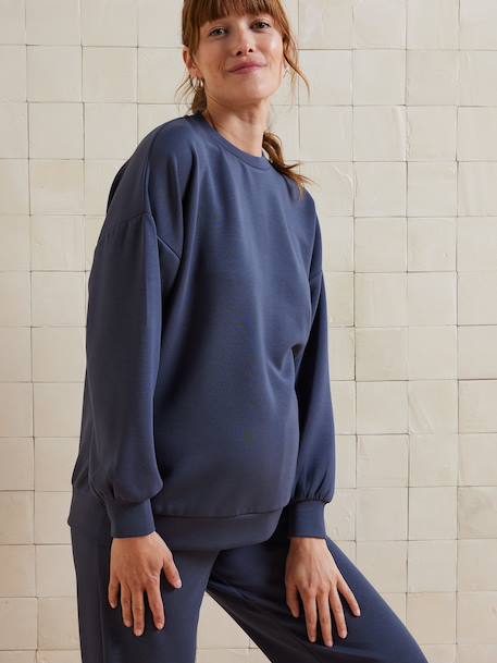 Ensemble de grossesse 2 pièces homewear bleu ardoise 3 - vertbaudet enfant 