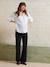 Chemise gaze de coton brodé FM grossesse et allaitement blanc 4 - vertbaudet enfant 