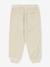 Pantalon rayé ample en éponge beige 1 - vertbaudet enfant 