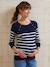 Pull marinière grossesse et allaitement ouvertures raglan marine 5 - vertbaudet enfant 