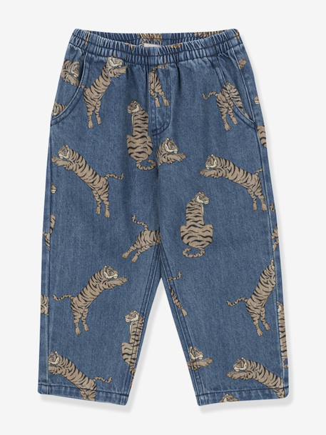 Pantalon en denim souple Magot bleu jean 1 - vertbaudet enfant 