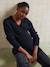 Pull col V grossesse maille mousseuse et dentelle noir 2 - vertbaudet enfant 