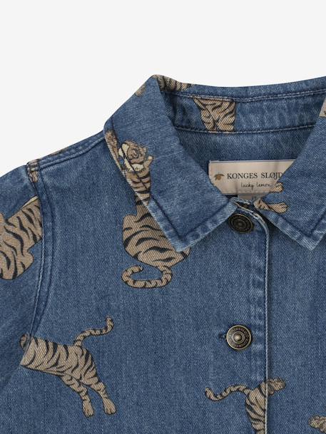 Veste en jean motifs tigres Magot bleu jean 3 - vertbaudet enfant 