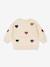 Sweat-shirt Lou motifs coeurs beige 2 - vertbaudet enfant 