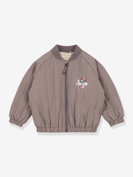 Blouson matelassé motifs en sequins Juno Konges Sløjd lilas+rose nude 1 - vertbaudet enfant 