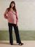 Blouse gaze de coton grossesse et allaitement framboise 4 - vertbaudet enfant 