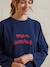 Ensemble 2 pièces pyjama de grossesse 'mon amour' marine 3 - vertbaudet enfant 