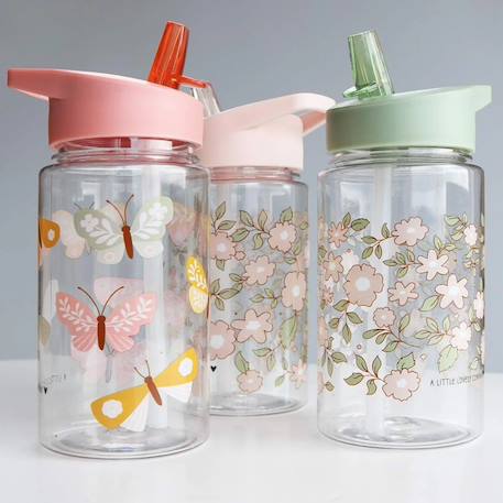 Gourde enfant ergonomique 450 ml Beige+Bleu+Gris+Jaune+Kaki+Noir+Rose+Vert de gris 38 - vertbaudet enfant 