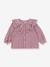 Blouse à volants fille motifs carreaux rouge 1 - vertbaudet enfant 
