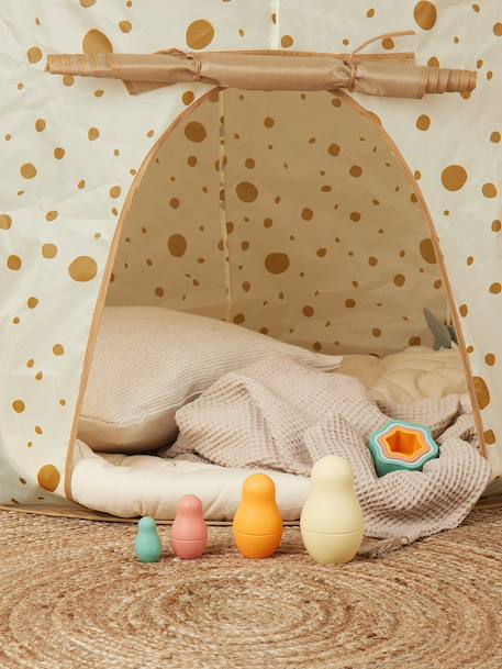 Matriochka en silicone - jouet de bain Chocolate bliss+Tropical vibes 8 - vertbaudet enfant 