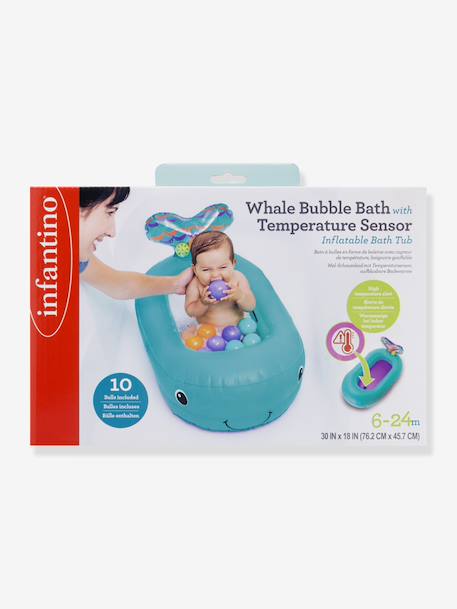 Baignoire gonflable Baleine - BLEU 6 - vertbaudet enfant 
