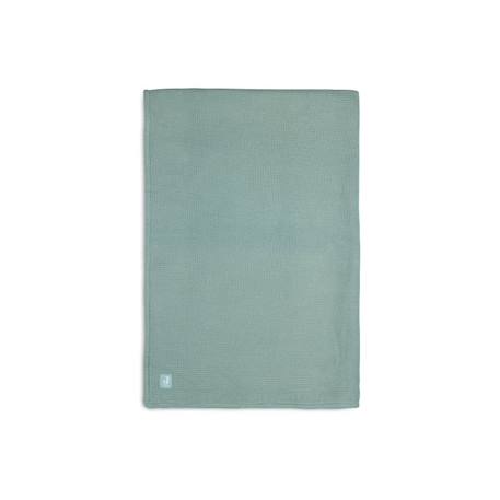 Couverture lit bébé basic knit Vert forêt 1 - vertbaudet enfant 