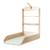 Table à langer murale pliante + matelas à langer déperlant Naturel - vert givré 1 - vertbaudet enfant 