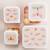 Lot de 4 boîtes à goûter Jaune+Kaki+Rose+Rose, rouge, violet+Vert de gris 14 - vertbaudet enfant 