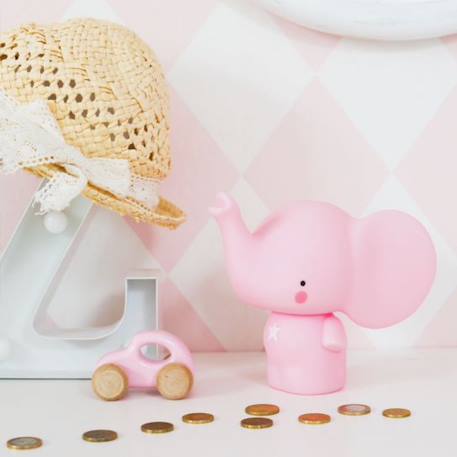 Tirelire enfant éléphant rose Éléphant, rose 3 - vertbaudet enfant 
