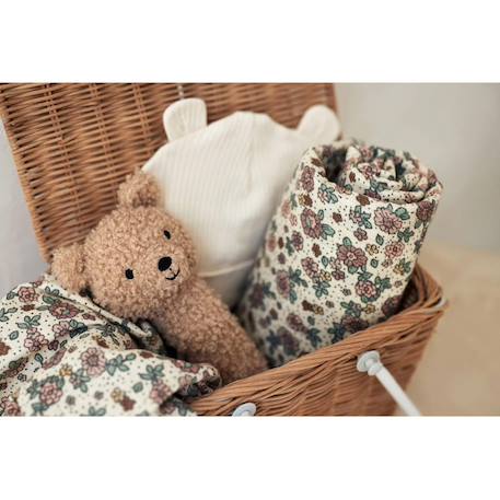 Lot de 2 grands langes gaze de coton retro Retro 4 - vertbaudet enfant 