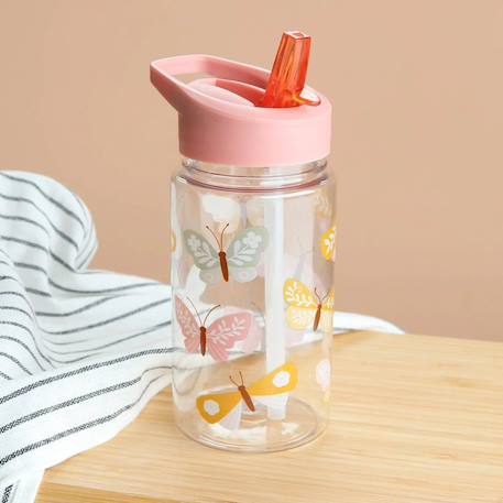 Gourde enfant ergonomique 450 ml Beige+Bleu+Gris+Jaune+Kaki+Noir+Rose+Vert de gris 35 - vertbaudet enfant 