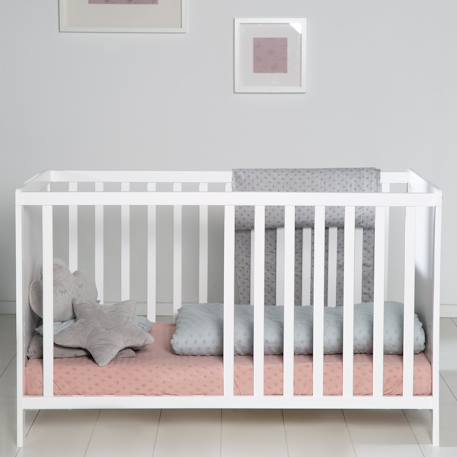 Lit cododo + table à langer + matelas à langer déperlant roba style Blanc / gris argenté 4 - vertbaudet enfant 