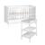 Lit cododo + table à langer + matelas à langer déperlant roba style Blanc / gris argenté 1 - vertbaudet enfant 