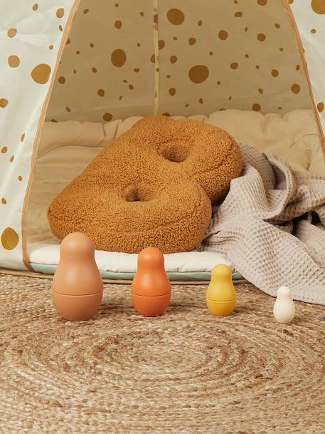 Matriochka en silicone - jouet de bain Chocolate bliss+Tropical vibes 2 - vertbaudet enfant 