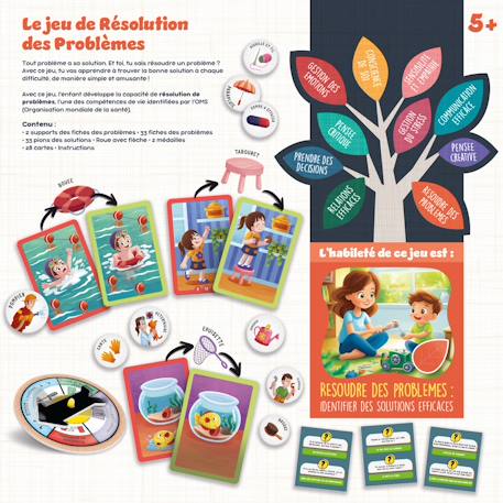 Life skills jeu de resolutions de problemes MULTICOLORE 2 - vertbaudet enfant 