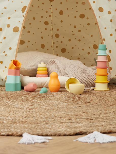 Matriochka en silicone - jouet de bain Chocolate bliss+Tropical vibes 10 - vertbaudet enfant 