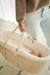 Couffin bébé en fibres naturelles tressées Blanc+Léopard+vert sauge 3 - vertbaudet enfant 