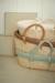 Couffin bébé en fibres naturelles tressées Blanc+Léopard+vert sauge 5 - vertbaudet enfant 