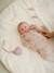 Tapis d'éveil en gaze de coton détails en tissu Liberty rose pâle 1 - vertbaudet enfant 