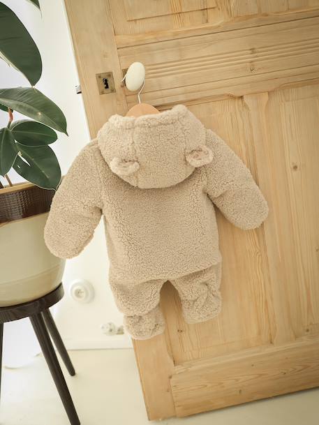 Combipilote mixte doublée léopard capsule famille taupe 7 - vertbaudet enfant 