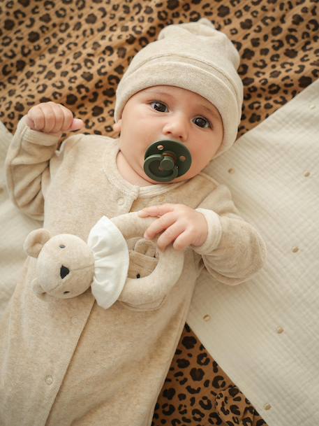 Coffret naissance mixte bébé personnalisable beige chiné 3 - vertbaudet enfant 