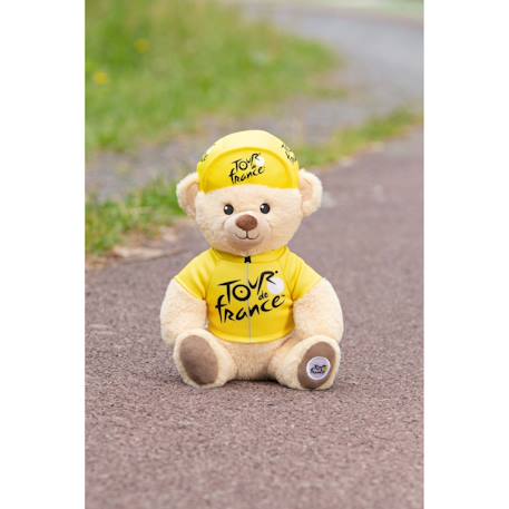 Peluche - peluche officielle ours tour de france - maillot et casquette vainqueur étape jaune - 24 cm Blanc 5 - vertbaudet enfant 