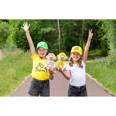 Peluche - peluche officielle ours tour de france - maillot et casquette vainqueur étape jaune - 24 cm Blanc 6 - vertbaudet enfant 