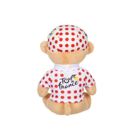 Peluche - peluche officielle ours tour de france - maillot et casquette grimpeur à pois - 15 cm Rouge 3 - vertbaudet enfant 