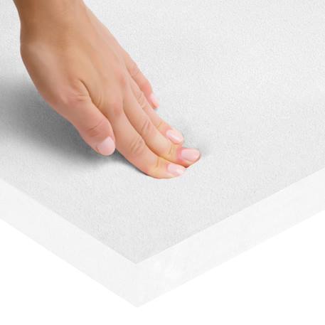 Matelas déhoussable pour parc bébé hexagonal Blanc - carré (100x100) 5 - vertbaudet enfant 