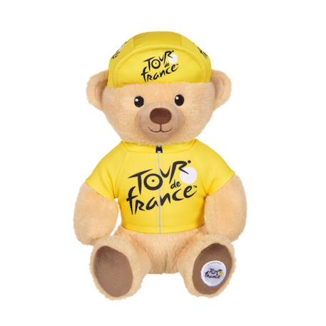 Peluche - peluche officielle ours tour de france - maillot et casquette vainqueur étape jaune - 24 cm Blanc 2 - vertbaudet enfant 