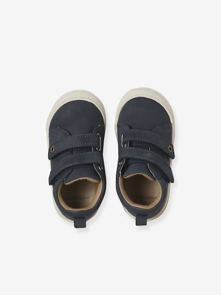 Chaussures premiers pas bébé scratchs bleu+bleu électrique+marine 14 - vertbaudet enfant 