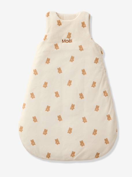 Gigoteuse PETIT OURS manches longues amovibles blanc imprimé 6 - vertbaudet enfant 