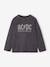 T-shirt manches longues AC DC garçon anthracite 1 - vertbaudet enfant 