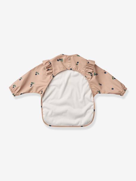 Bavoir à manches Merle - blanc+blush+écru+jaune imprimé+rose+rose pâle 16 - vertbaudet enfant 