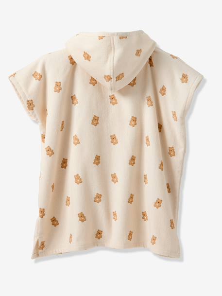 Poncho de bain bébé personnalisable PETIT OURS, avec coton recyclé blanc imprimé 8 - vertbaudet enfant 