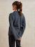 Pull col rond grossesse maille jersey avec laine anthracite+fuchsia 3 - vertbaudet enfant 