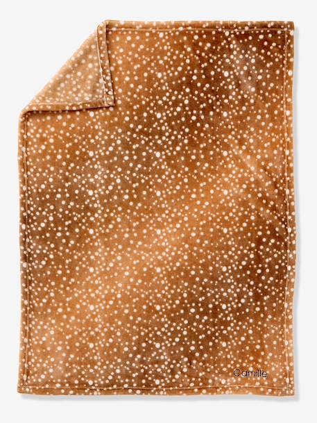 Plaid imprimé polaire personnalisable blanc imprimé+marron imprimé+multicolore 7 - vertbaudet enfant 