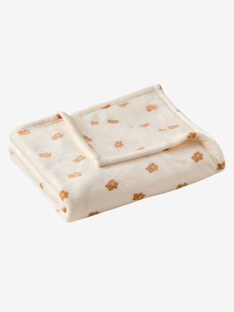 Plaid imprimé polaire personnalisable blanc imprimé+marron imprimé+multicolore 4 - vertbaudet enfant 