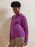 Pull col rond grossesse maille jersey avec laine anthracite+fuchsia 5 - vertbaudet enfant 
