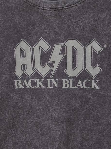T-shirt manches longues AC DC garçon anthracite 3 - vertbaudet enfant 